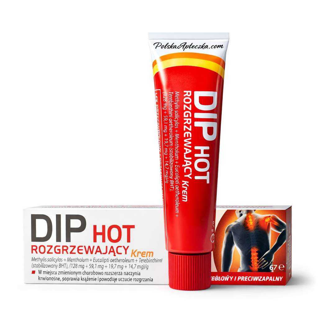 Dip Hot Warming Pain Relief Cream for Muscles and Joints 67g