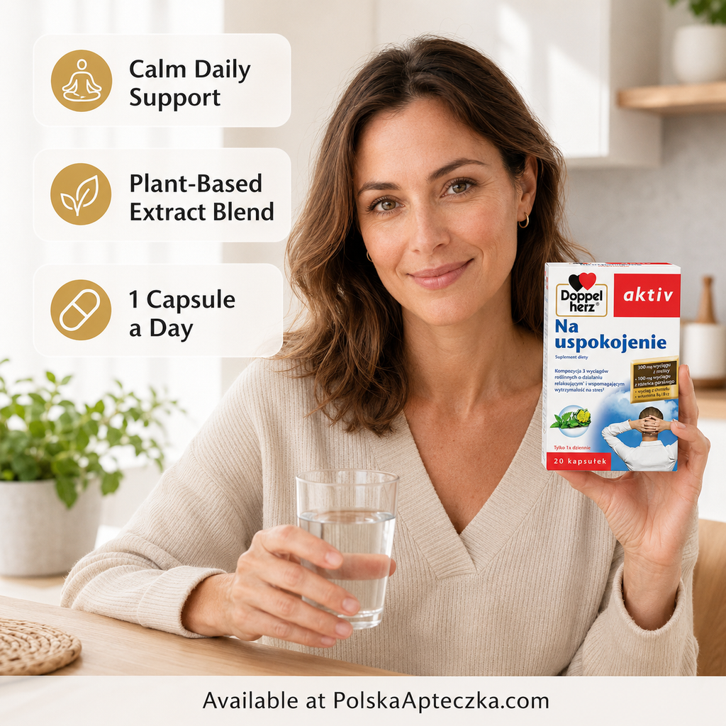 Doppelherz Aktiv Calm Support Stress Relief Capsules 20 Count