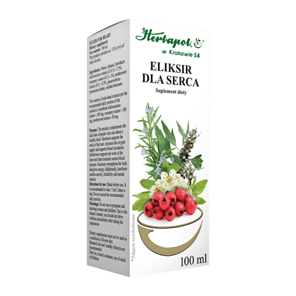 Eliksir Dla Serca 100ml Heart Support Herbal Tonic 100 ml