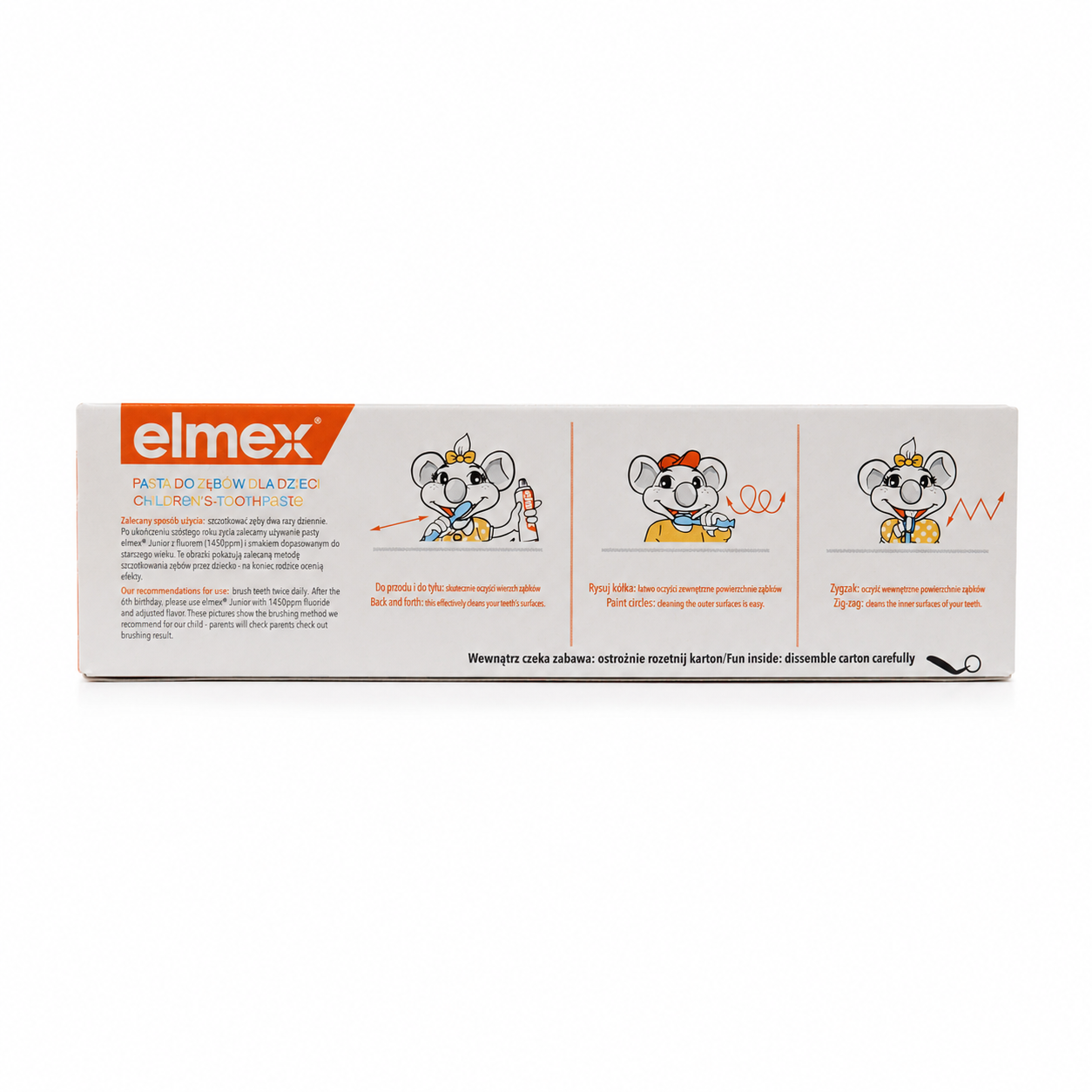 Elmex Children’s Toothpaste 0-6 Years 50ml back