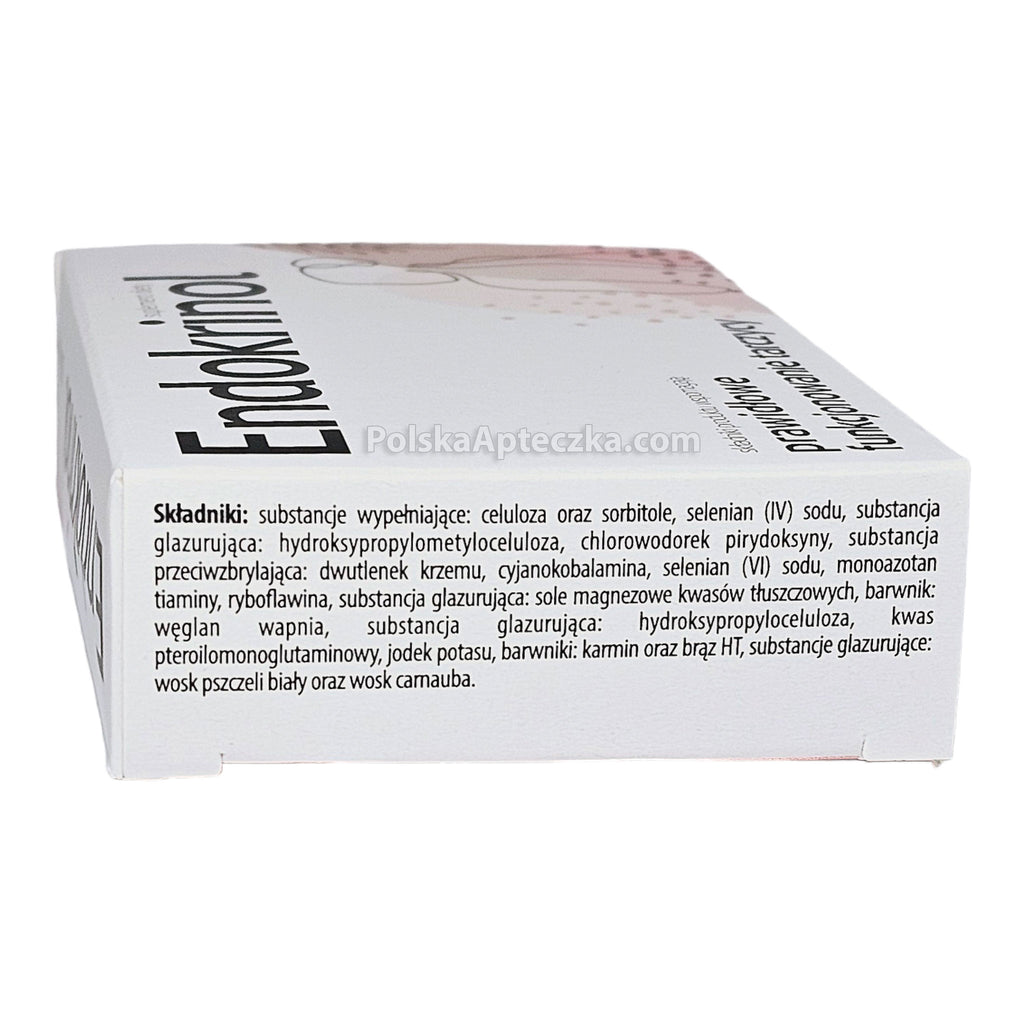 Endokrinol thyroid support supplement box side