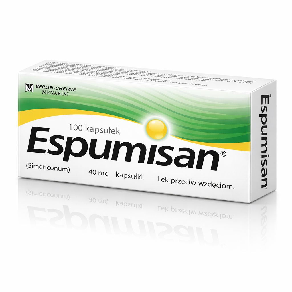 Espumisan 40 mg 100 Capsules | Simethicone Gas & Bloating Relief