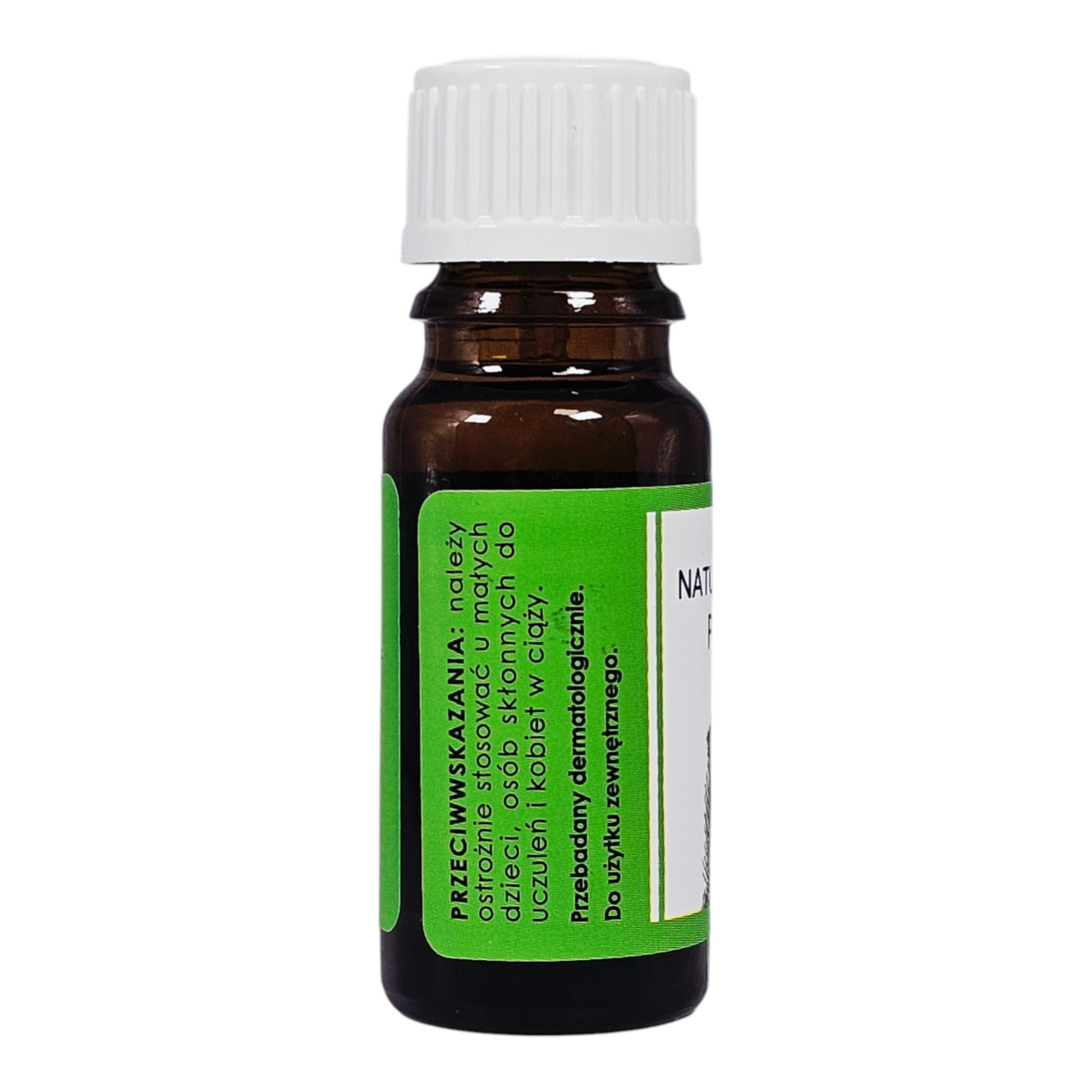 Etja Natural Siberian Fir Essential Oil Olejek Pichtowy 10ml other side back bottle