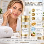 Eveline Gold Lift Expert 24K przeciwzmarszczkowy płyn micelarny 500 ml z kwasem hialuronowym i olejem arganowym do cery dojrzałej suchej i wrażliwej