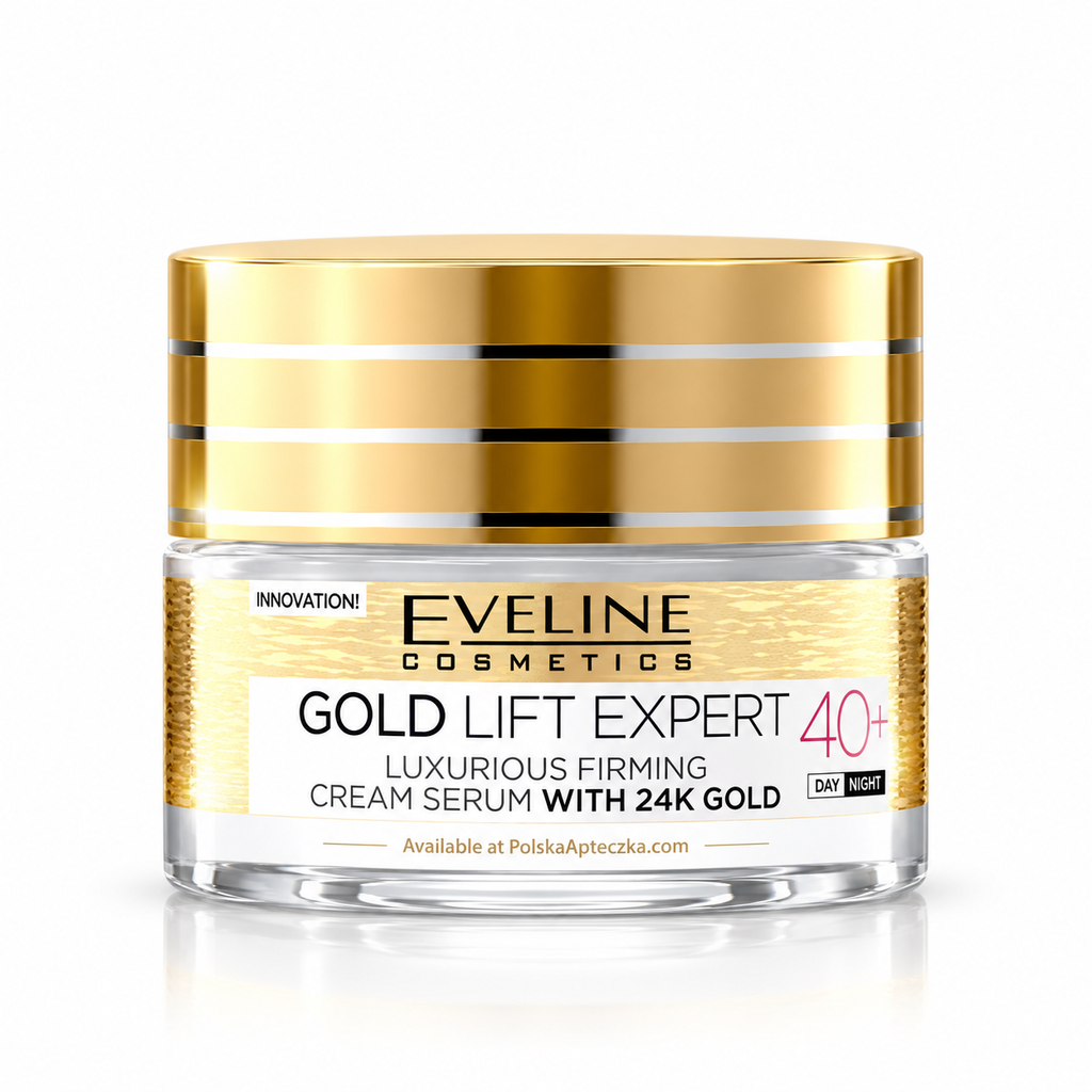 Eveline Gold Lift Expert 40+ Firming Cream-Serum with 24K Gold 50ml jar
