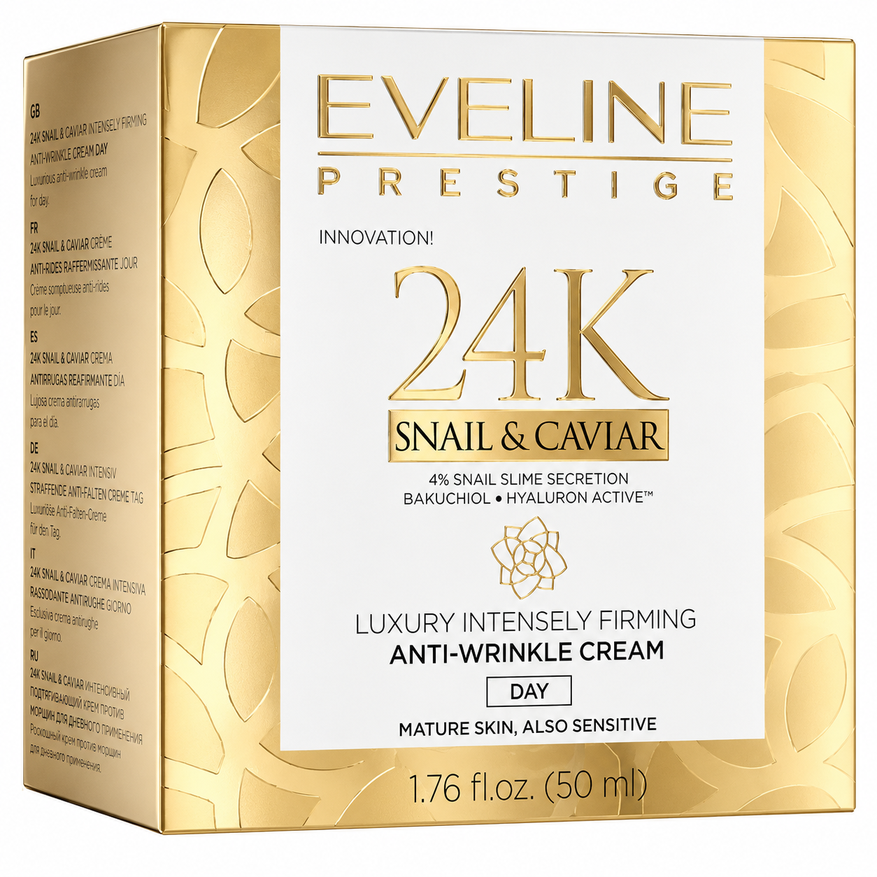 Eveline Prestige 24K Snail & Caviar Day Cream 50ml