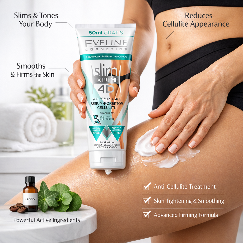 Eveline Slim Extreme 4D Cooling Anti-Cellulite Slimming Body Serum Corrector benefits