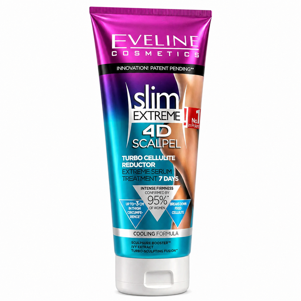 Eveline Slim Extreme 4D Scalpel cellulite cooling serum body firming