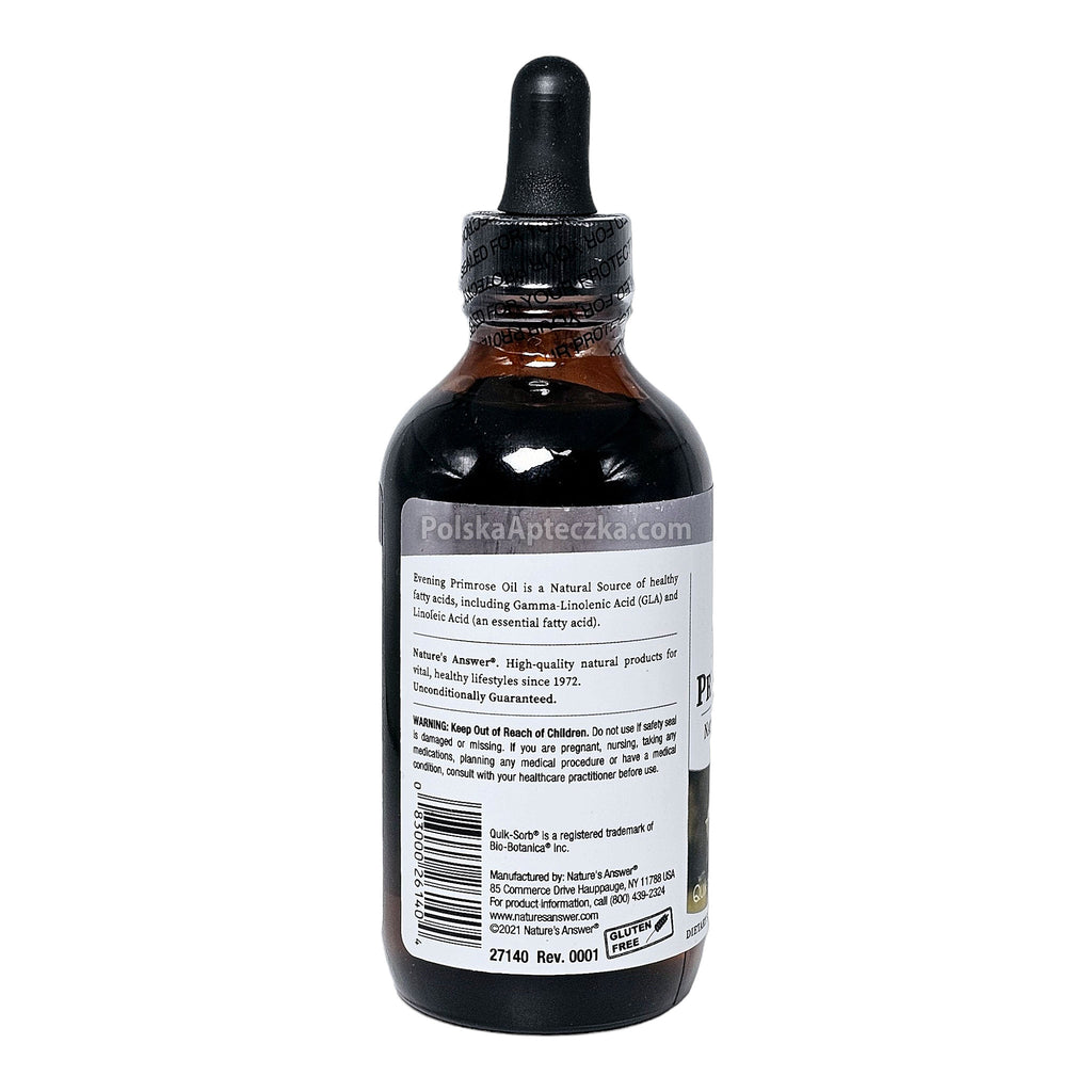 Evening Primrose Oil Liquid with GLA 120 ml description