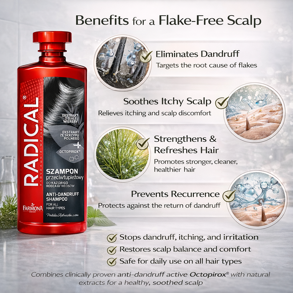 Farmona Radical Anti-Dandruff Shampoo 400ml Benefits