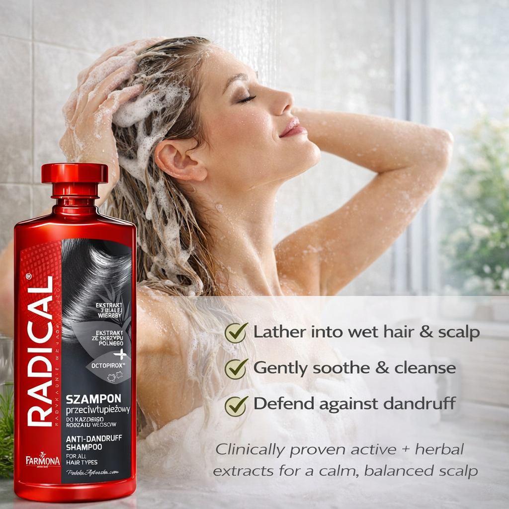 Farmona Radical Anti-Dandruff Shampoo 400ml Lifestyle Use