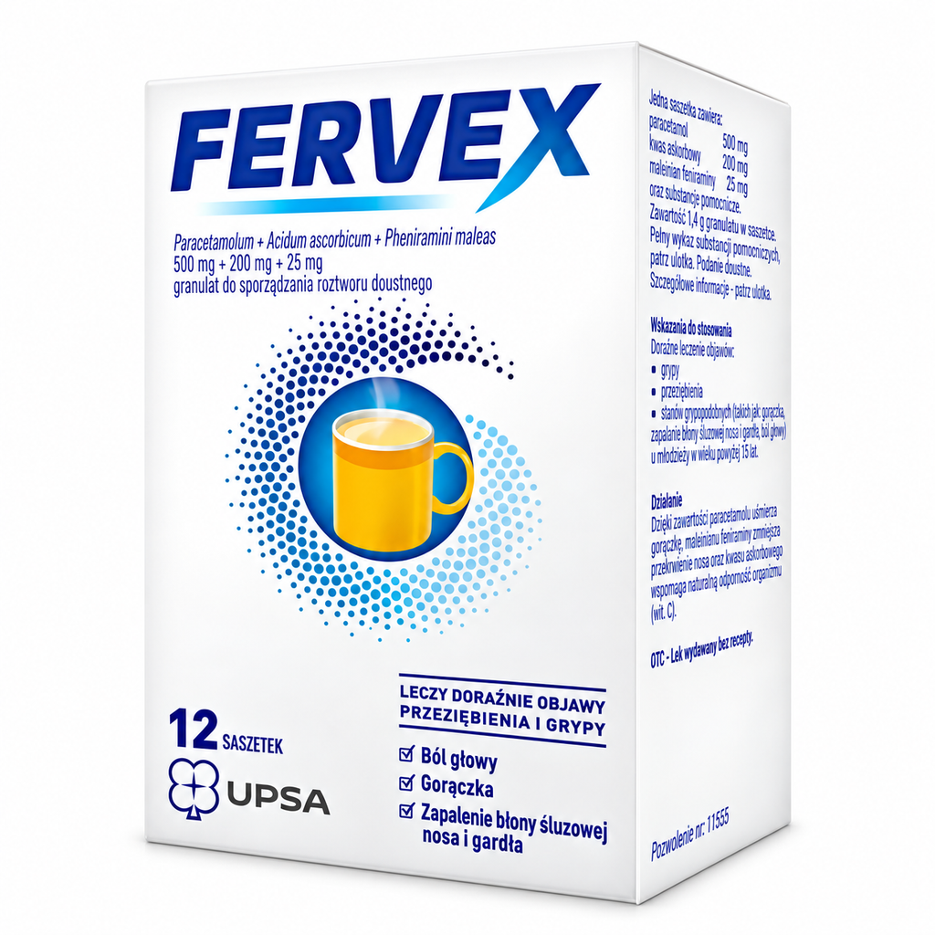 Fervex 12 saszetek