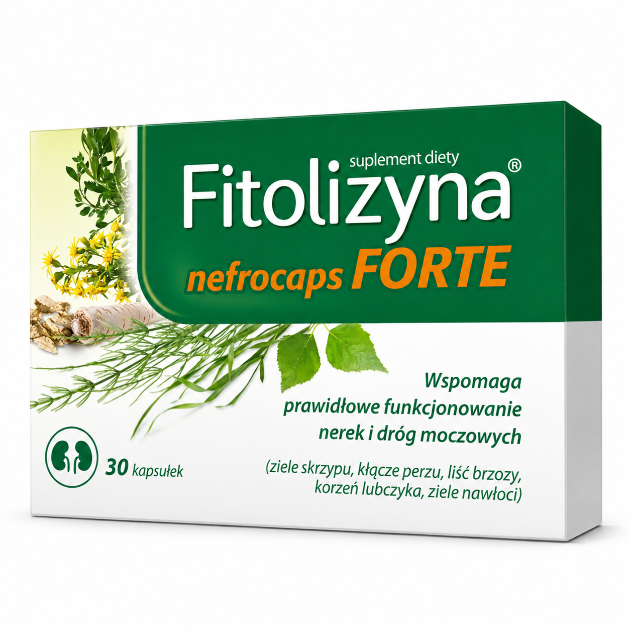 Fitolizyna Nefrocaps Forte Kidney Support 30 Capsules