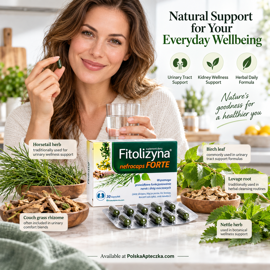 Fitolizyna Nefrocaps Forte Kidney Support 30 Capsules lifestyle