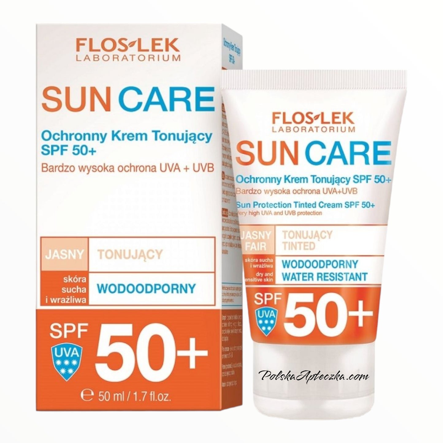 Floslek, Sun Care Ochronny krem tonujący SPF 50+ 50ml