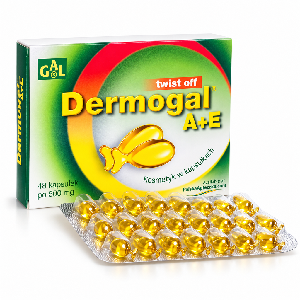 GAL Dermogal A+E Vitamin A & E Skin Capsules 48 Count blister pack