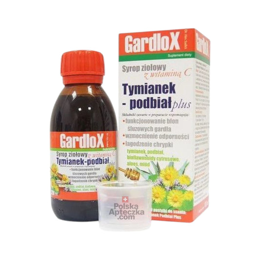 Gardlox Thyme and Coltsfoot Herbal Syrup with Vitamin C 120ml