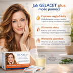 Gelacet Plus Collagen & Vitamin Powder for Solution 21 Sachets lifestyle