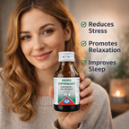 Hasco Calming Drops 35g oral herbal solution with valerian, hops, and lemon balm for natural stress and sleep support benefits