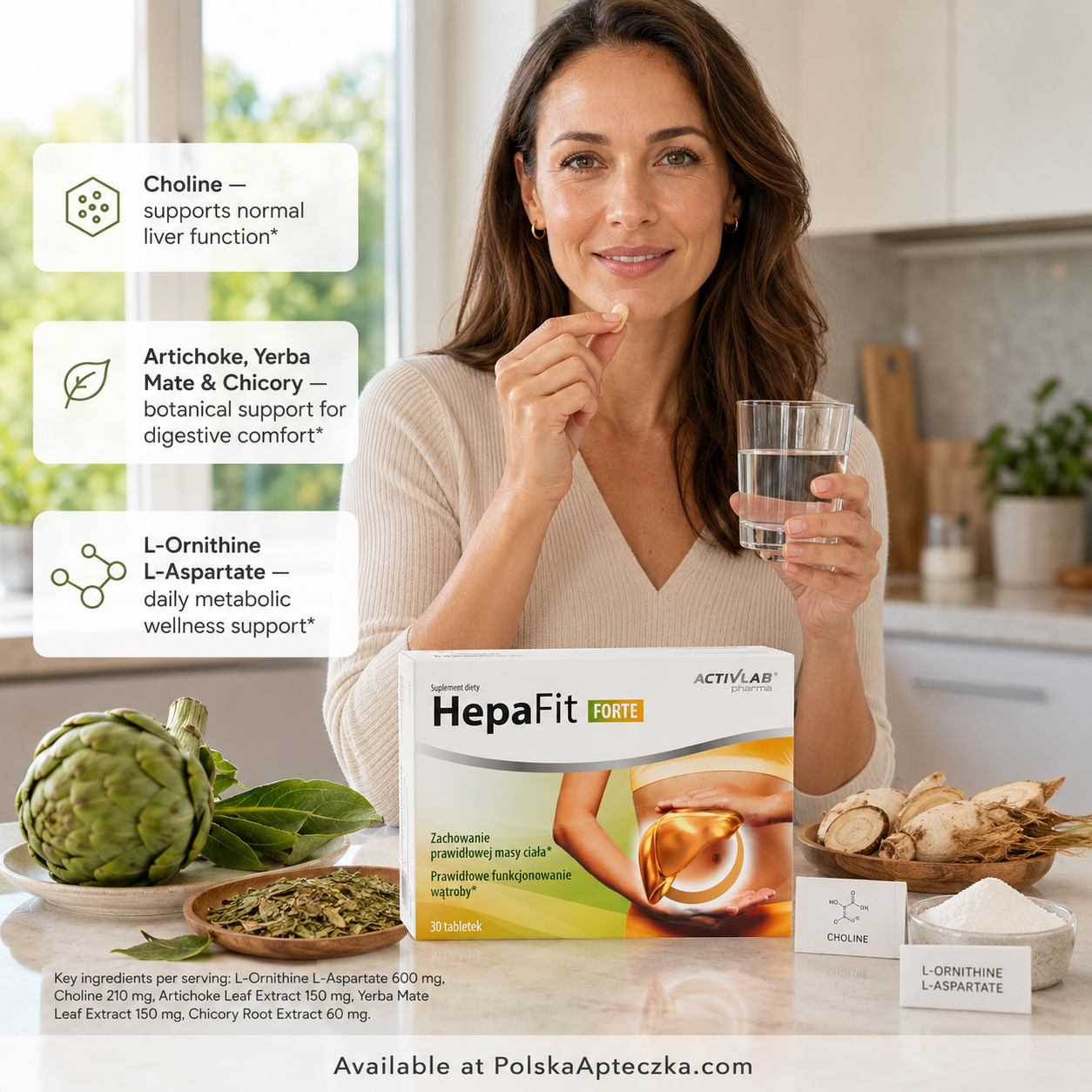 HepaFit Forte Liver Support 30 Tablets Activlab Pharma lifestyle