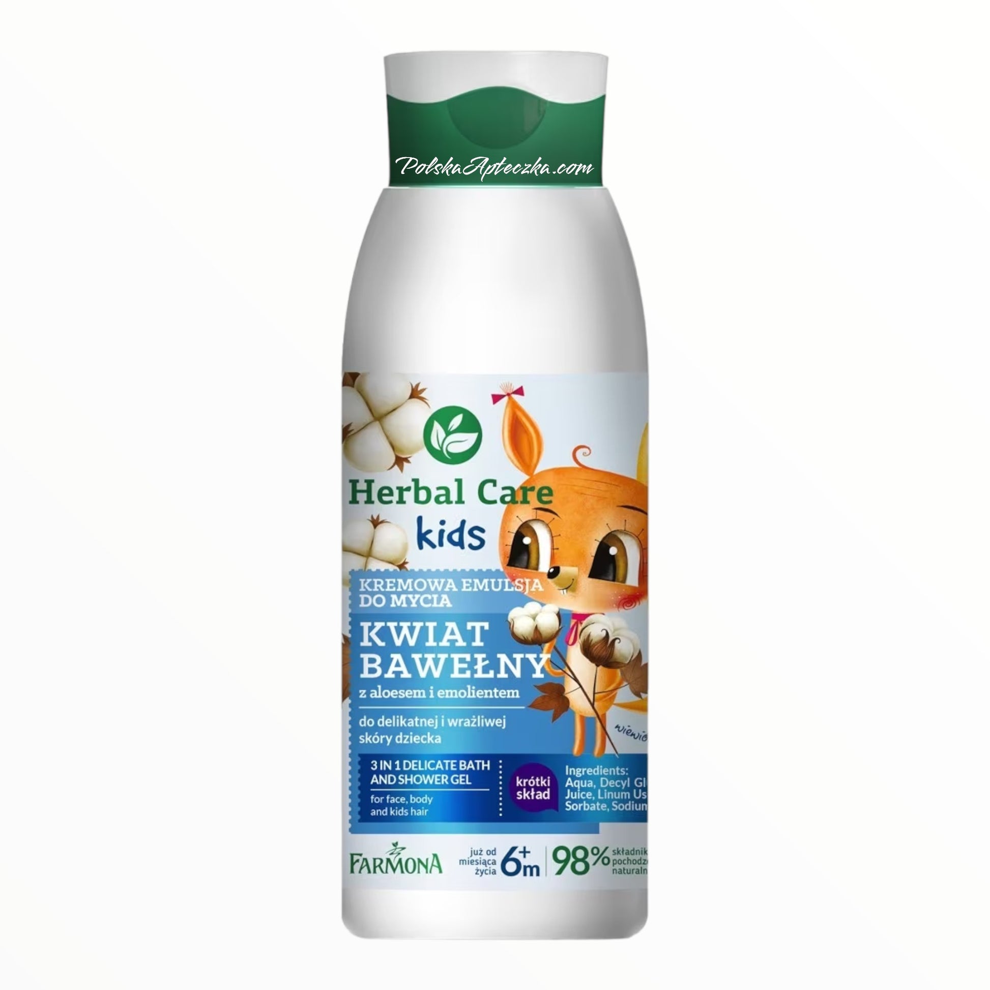 Herbal Care Kids kremowa emulsja do mycia 400ml