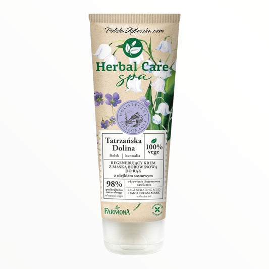 Herbal Care SPA regenerujący z maską borowinową krem do rąk 100ml