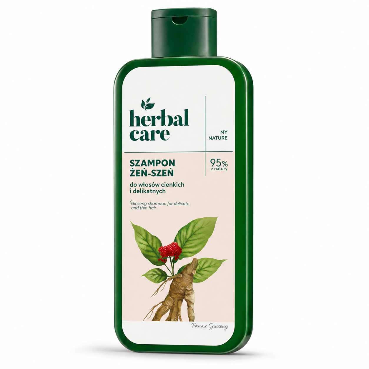 Herbal Care ginseng shampoo for thin and delicate hair 330ml
