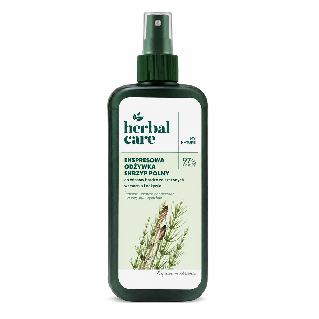Herbal Care horsetail express conditioner spray for damaged hair