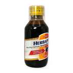Herbapect Syrup for Dry and Wet Cough Infographic bottle side