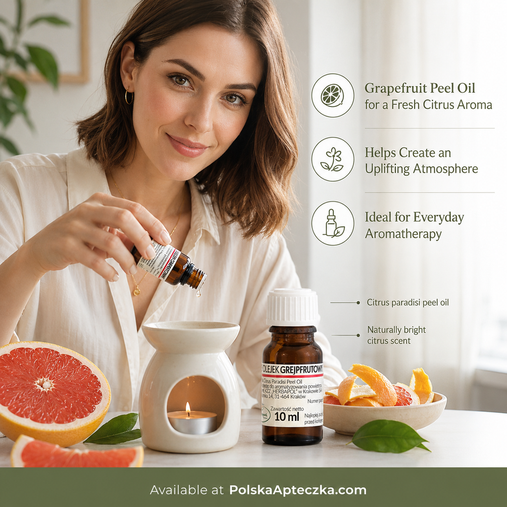 Herbapol Grapefruit Essential Oil 10 ml lifestyle