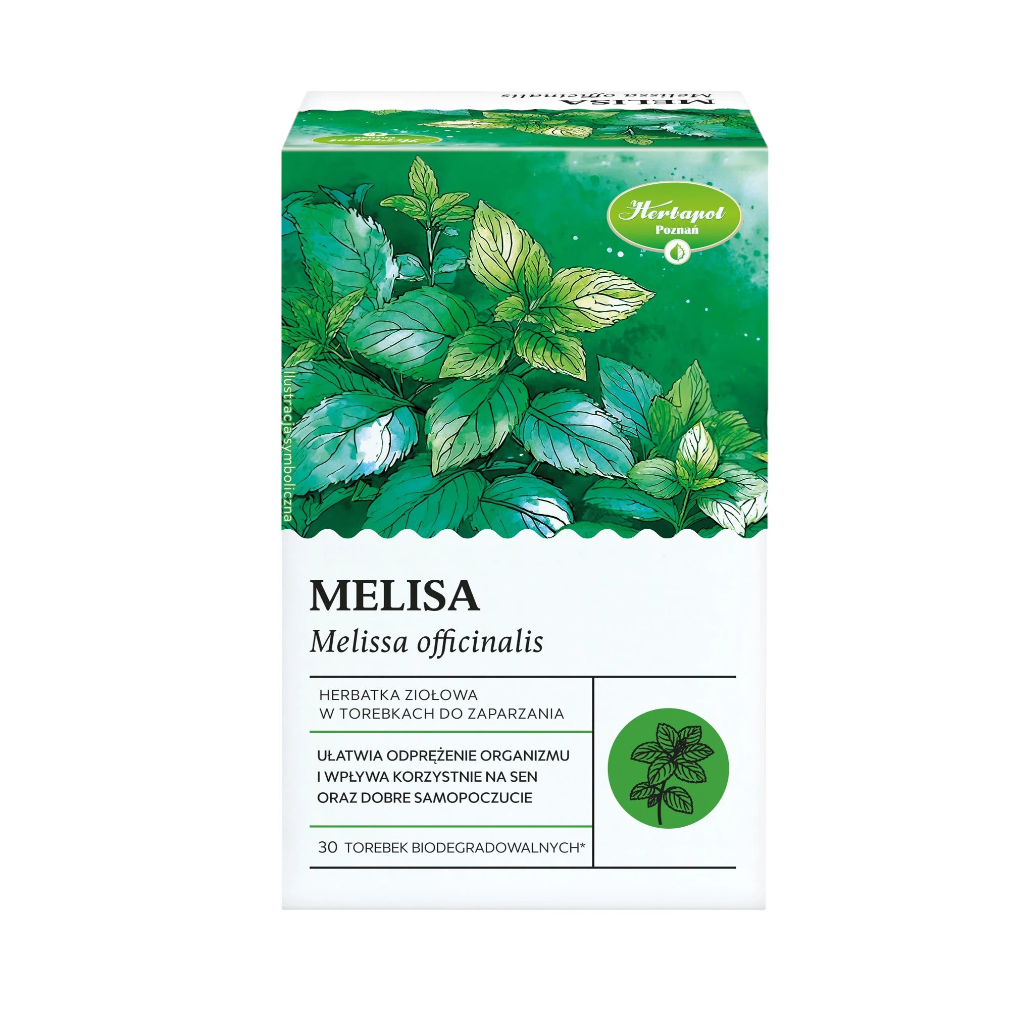 Herbapol Lemon Balm Tea Melissa officinalis 30 Bags