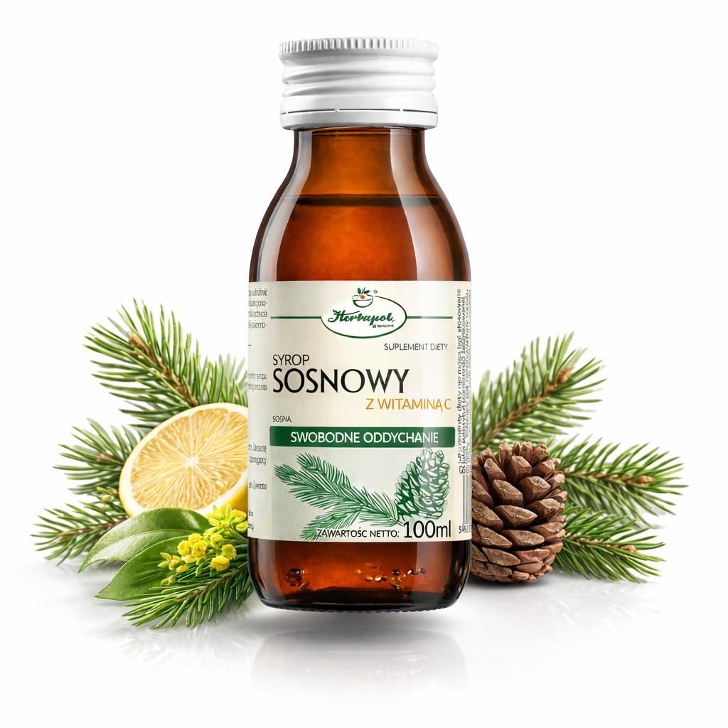 Herbapol Syrop Sosnowy z Witaminą C 100ml Pine Syrup with Vitamin C