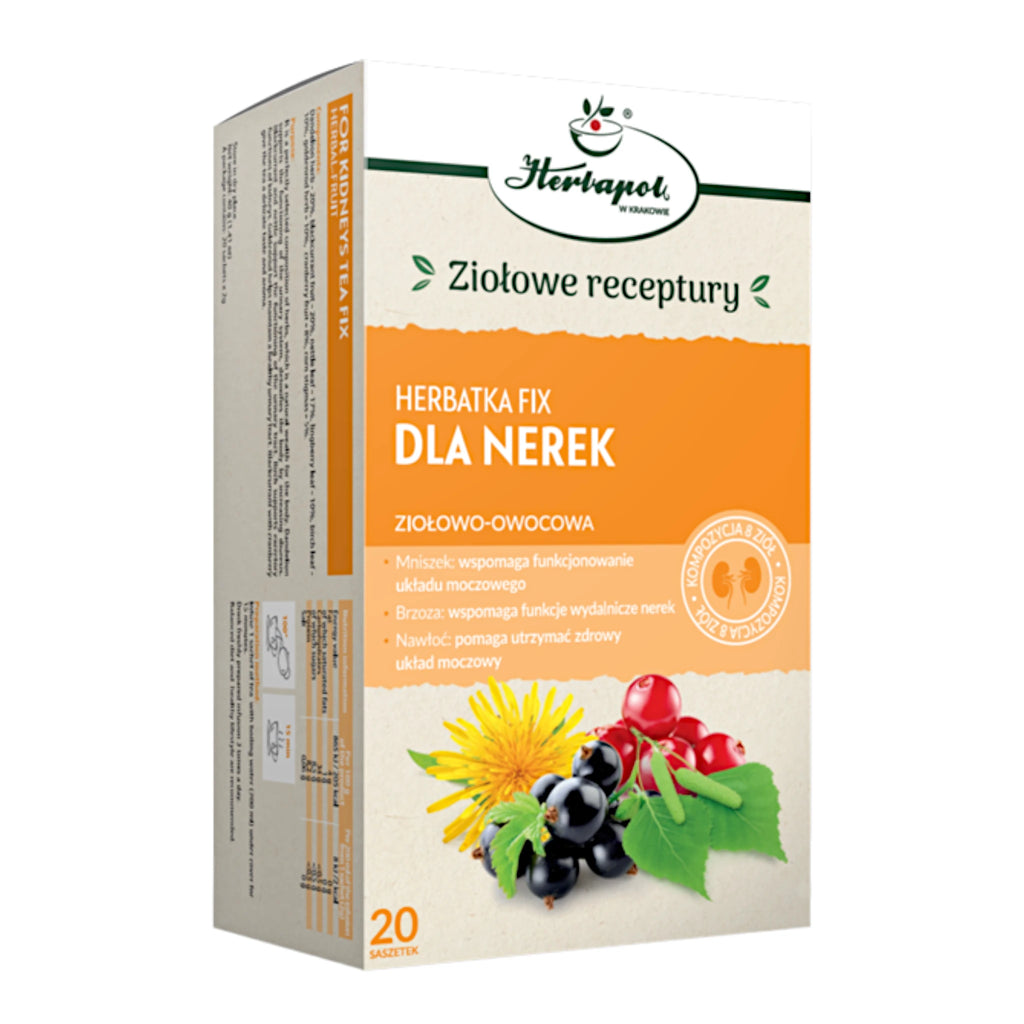 Herbatka Fix Dla Nerek Herbapol kidney support herbal tea 20 bags