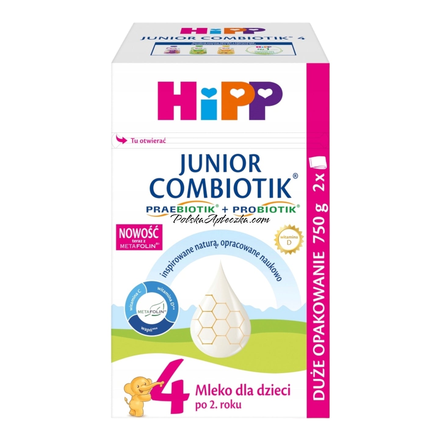 HiPP 4 Junior Combiotik mleko dla dzieci po 2 roku 550g