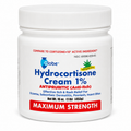 Hydrocortisone Cream 1% with Aloe Vera 16 oz