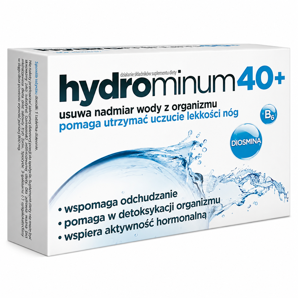 Hydrominum 40+ 30 Tablets - Water Balance & Leg Support
