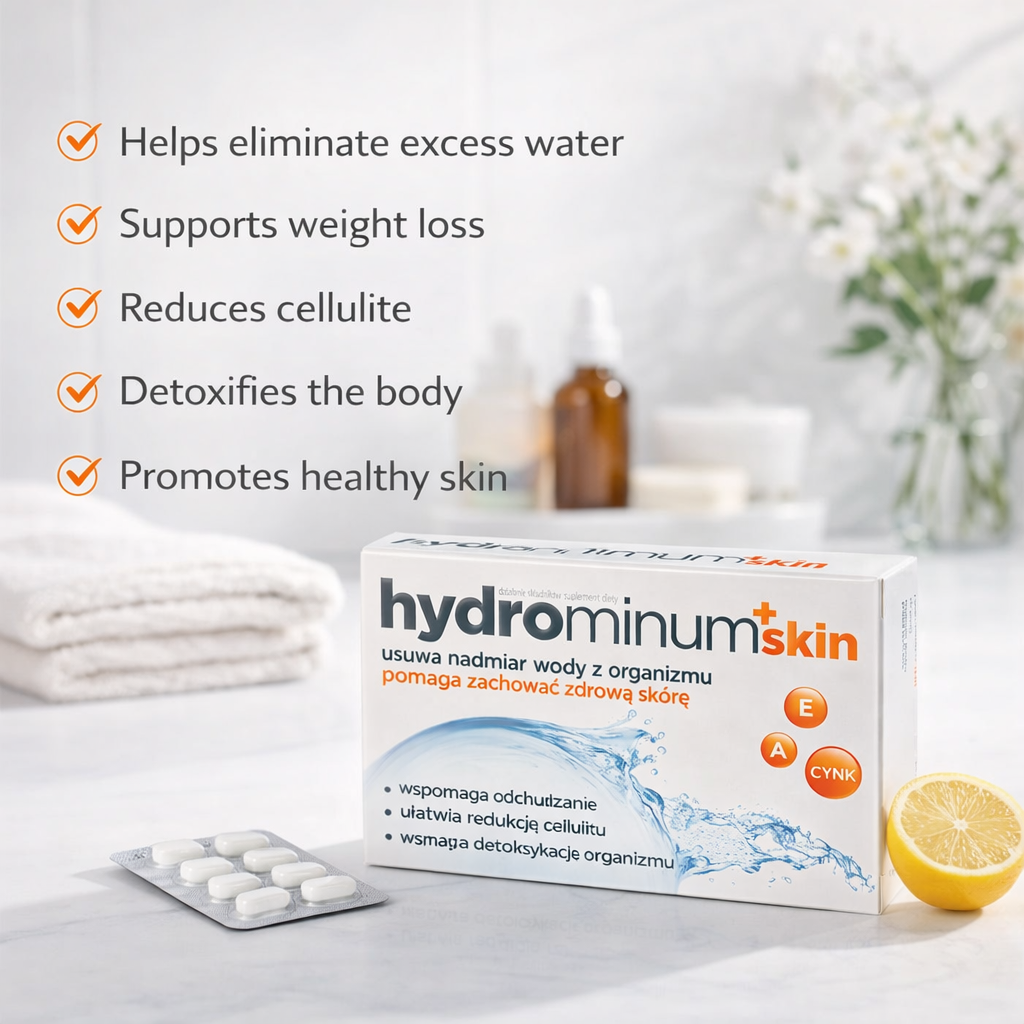 Hydrominum Skin 30 Tablets benefits