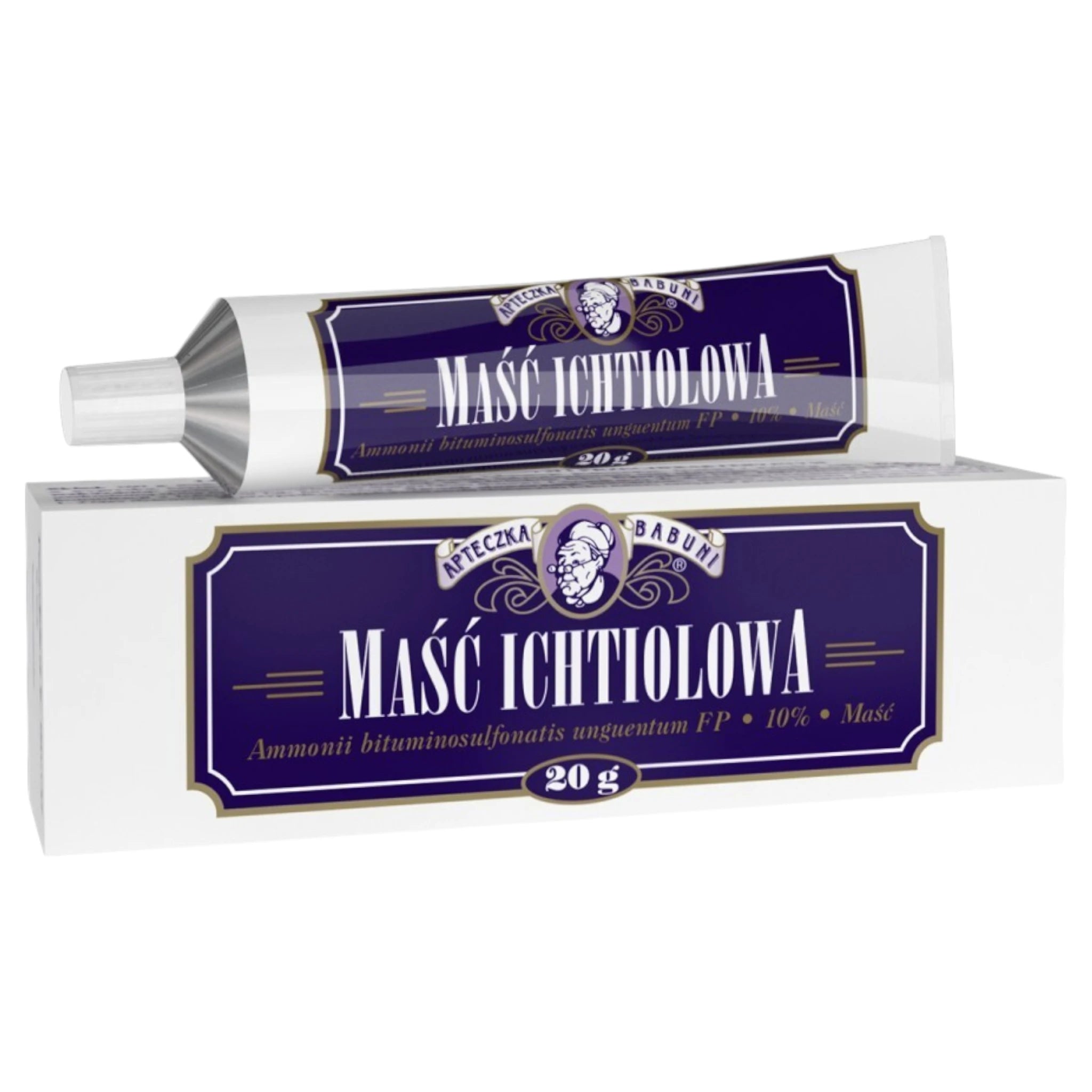 Ichthammol Ointment 10% Masc Ichtiolowa 20g