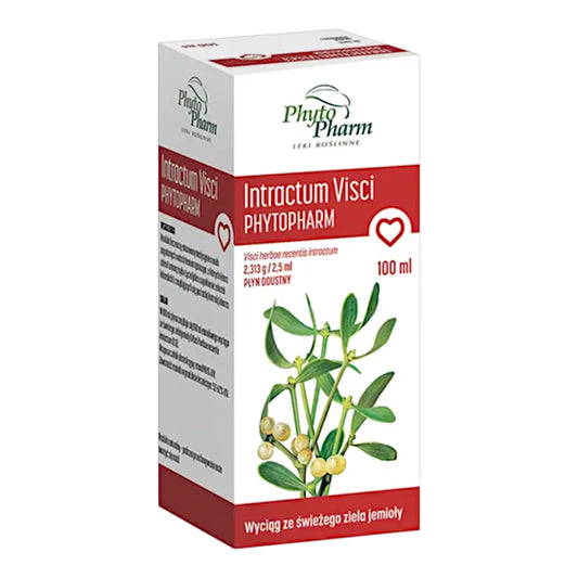 Intractum Visci Phytopharm herbal mistletoe extract for cardiovascular support 100 ml oral liquid