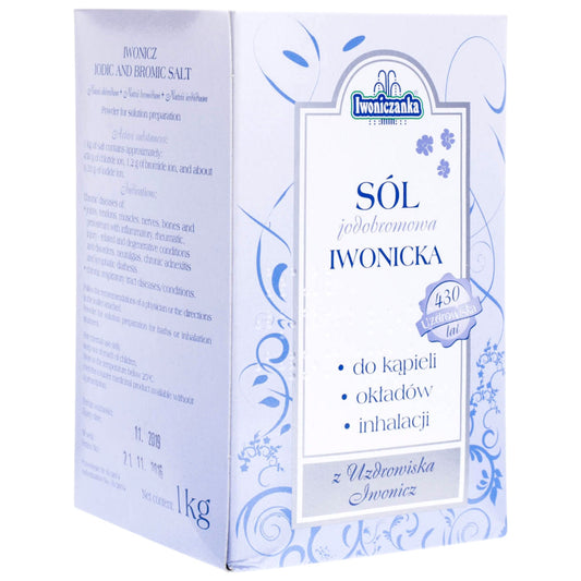 Iwonicka iodine-bromine salt for baths, compresses, inhalations 1kg
