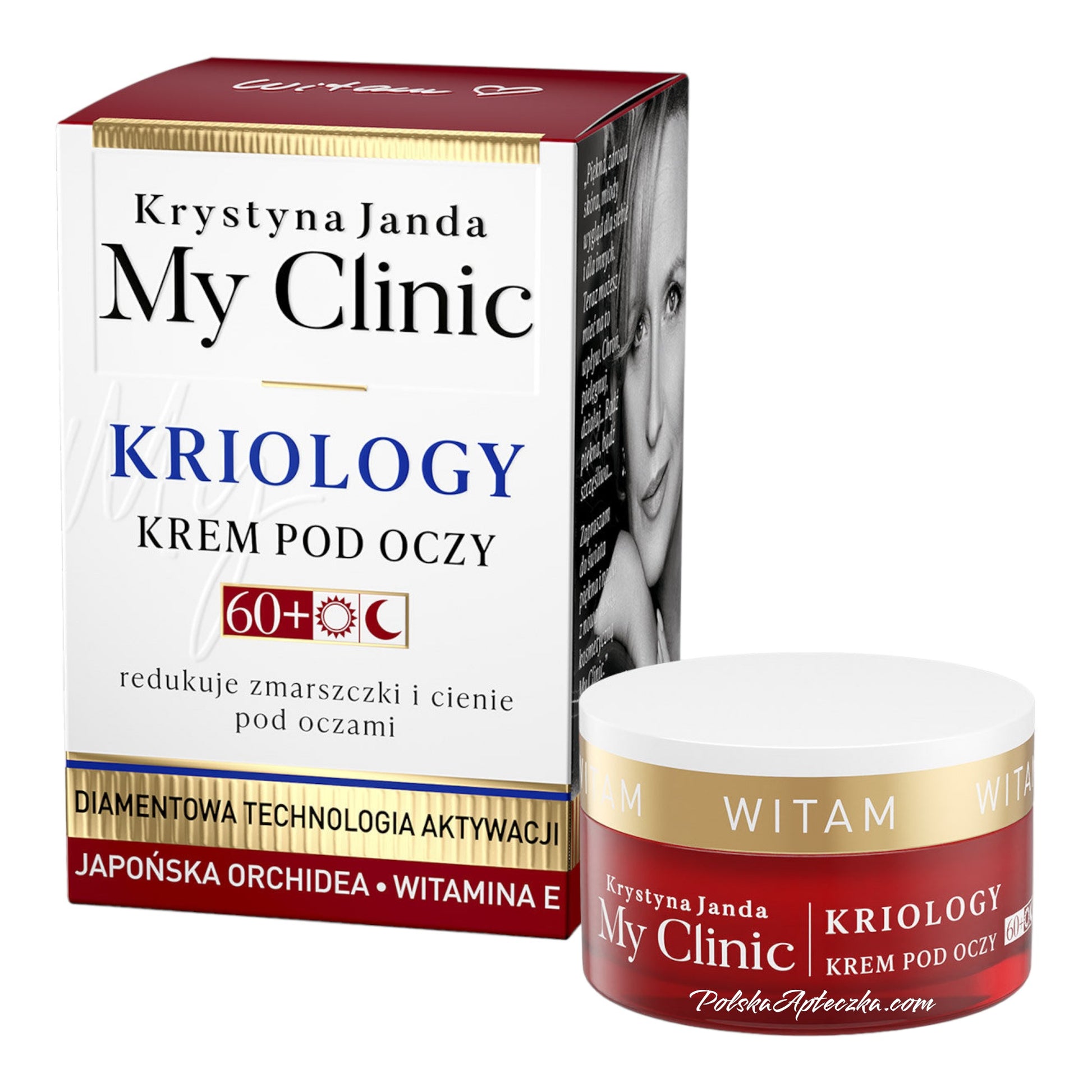 Janda My Clinic KRIOLOGY krem pod oczy 60+ na noc 15ml