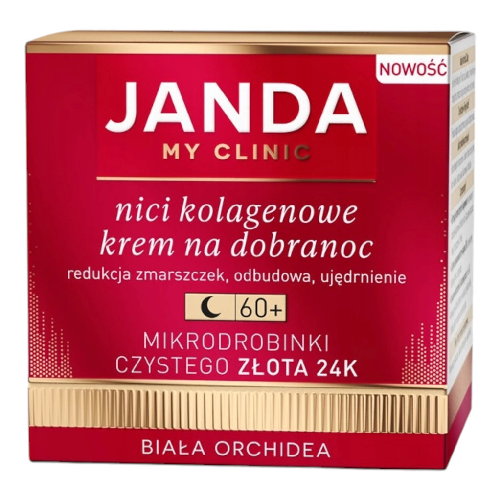 Janda My Clinic Collagen Threads Night Cream 60+ with 24K Gold & White Orchid 50ml