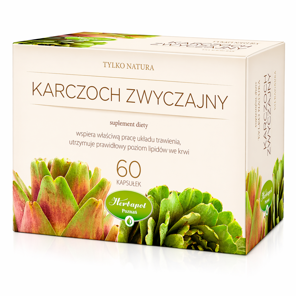 Karczoch zwyczajny artichoke extract capsules 60 herbapol