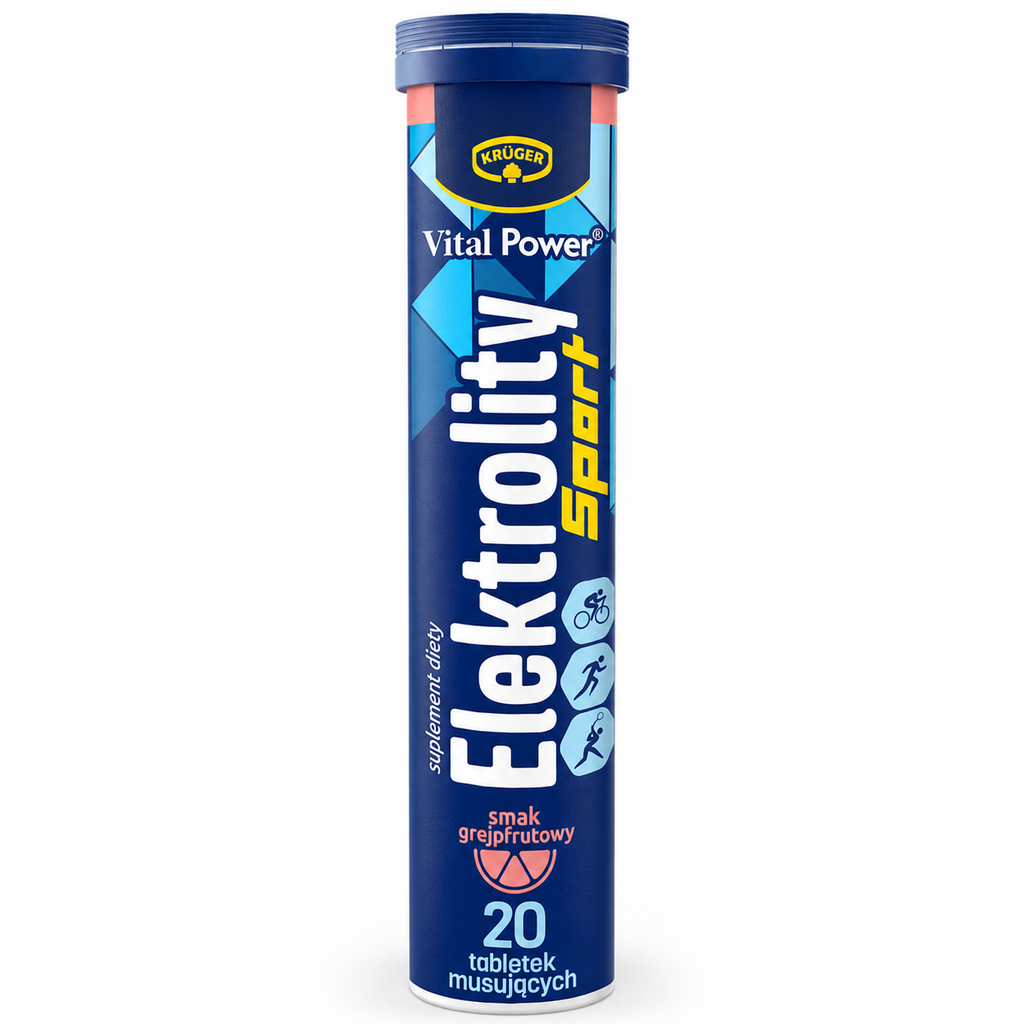 Kruger Vital Power Electrolytes Sport Grapefruit Tablets