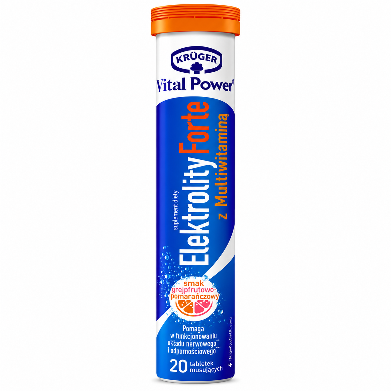 Kruger Vital Power Elektrolity Forte Multivitamin Tablets