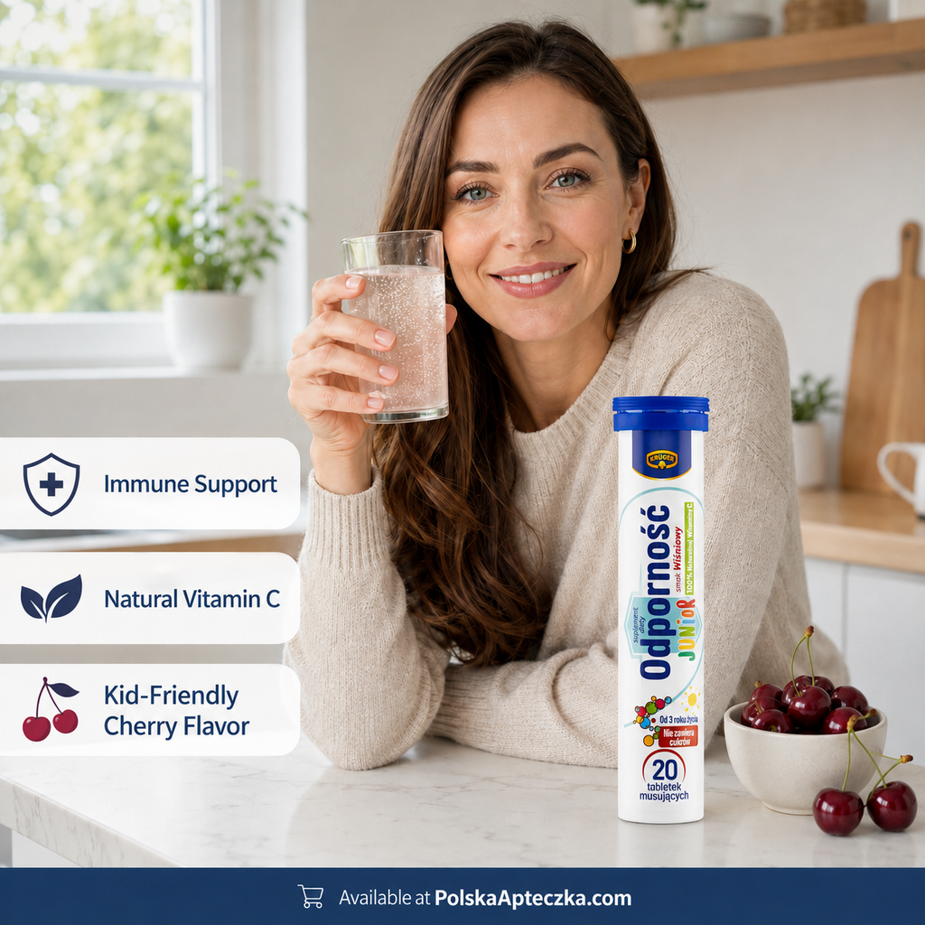 Kruger Immunity Junior Vitamin C Cherry Tablets lifestyle