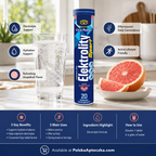 Kruger Vital Power Electrolytes Sport Grapefruit Tablets infographic