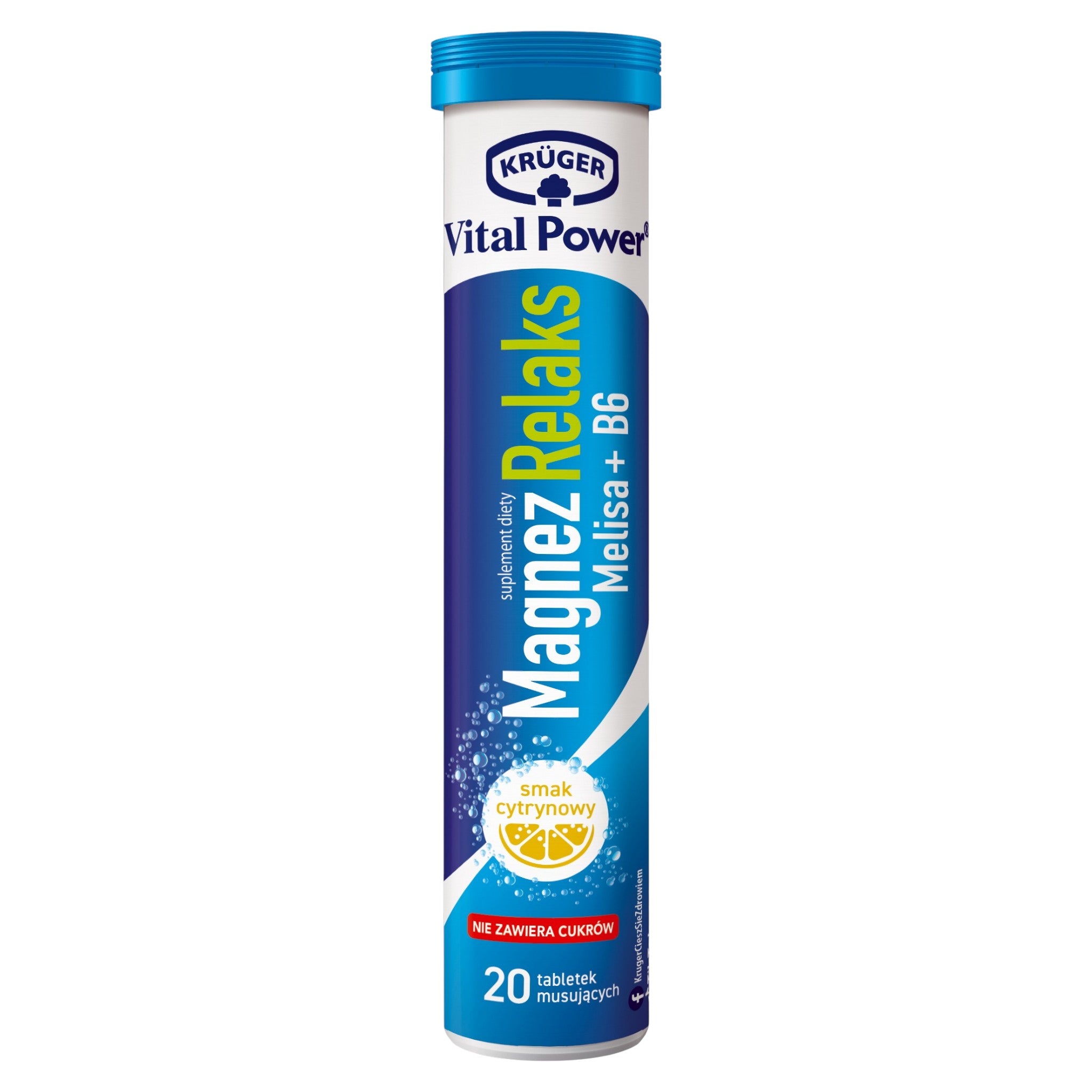 Kruger Vital Power Magnesium Relax Melisa B6 20 Tablets