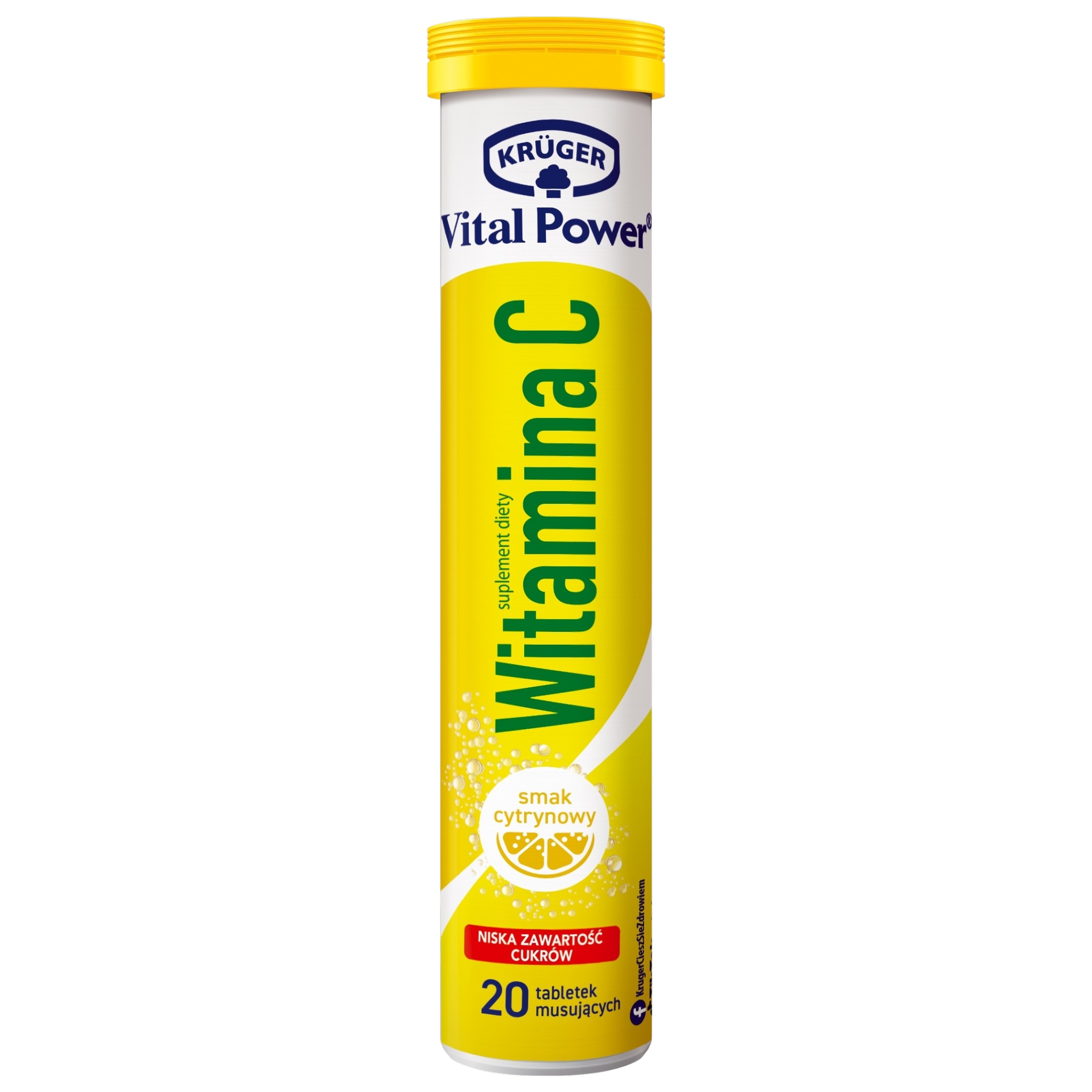 Kruger Vital Power Vitamin C Lemon Tablets