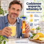 Kruger Vital Power Vitamin D3 2000 IU Effervescent Tablets Lemon Flavor 20 Tablets Lifestyle PL
